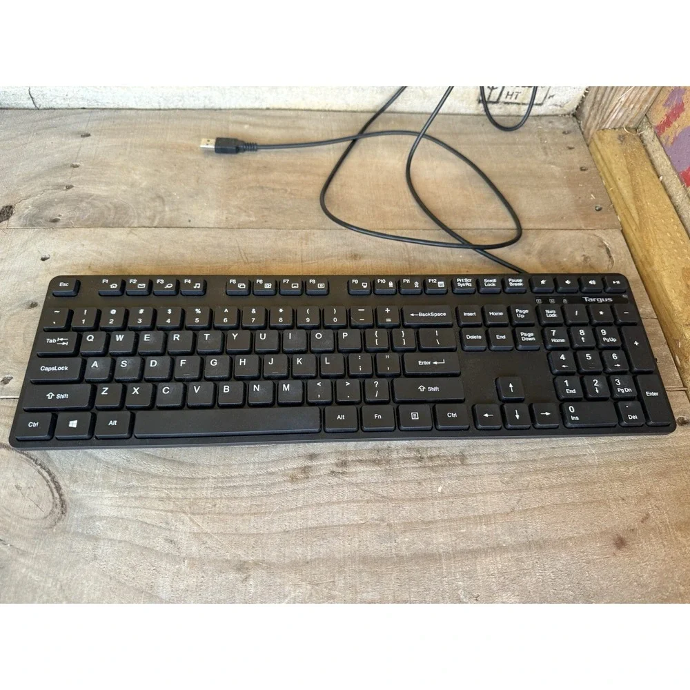 Targus Full size USB‎ Wired Keyboard, AKB30US, with window start screen button